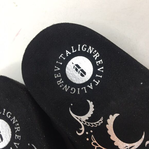 REVITALIGN Dragonfly Black Suede Sandal Women’s Size 6 - Picture 2 of 6